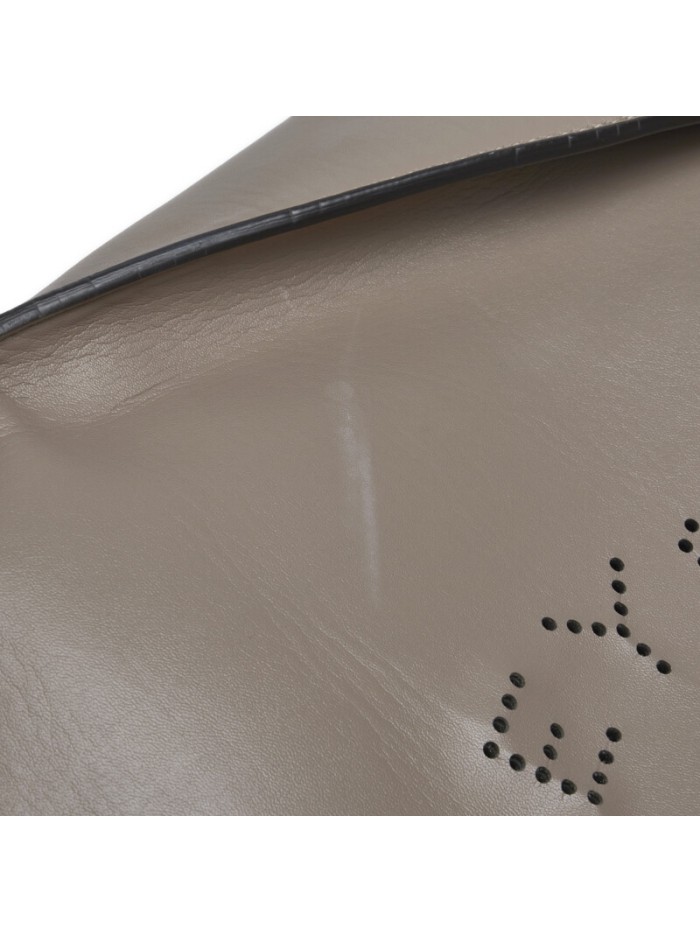 Logo Perforated Handbag