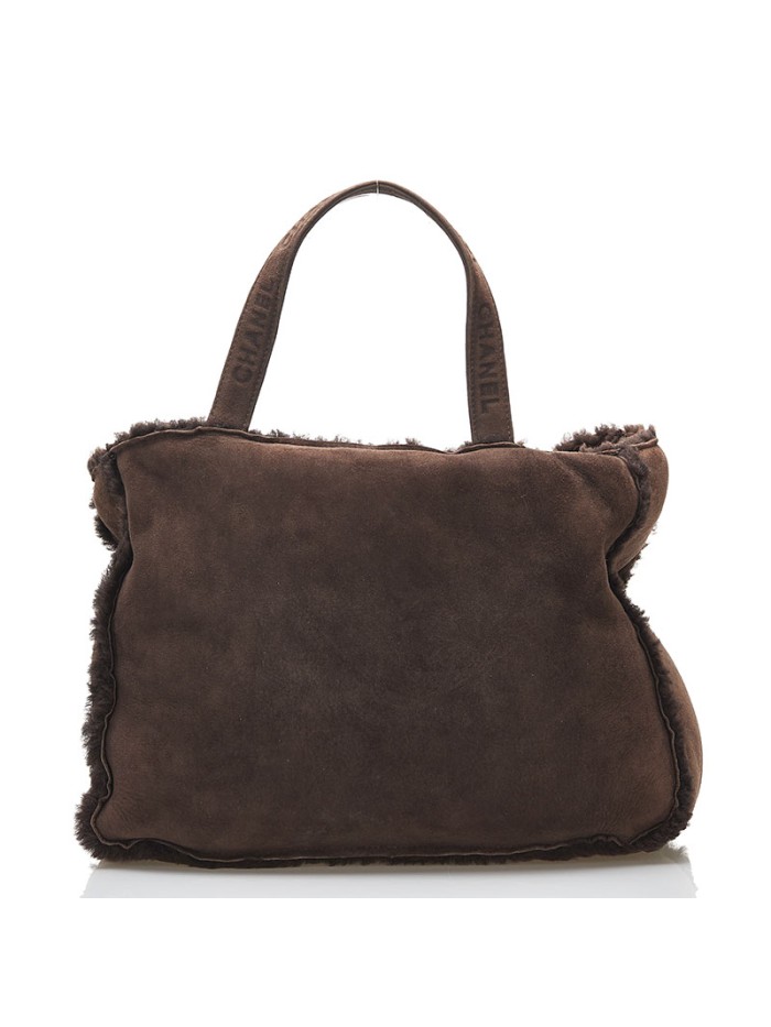 Shearling Tote Bag
