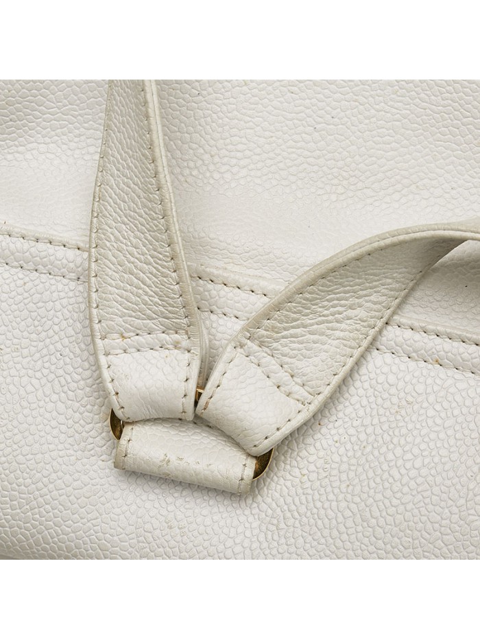 Triple CC Caviar Leather Backpack