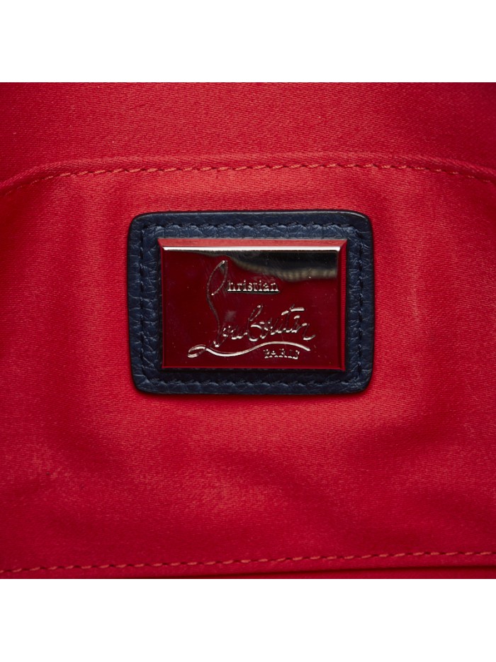 Studded Leather Clutch Bag