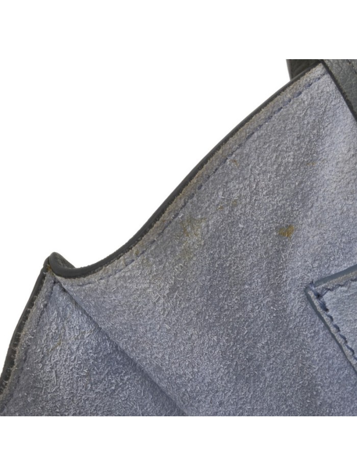 Leather Etiquette Tote Bag