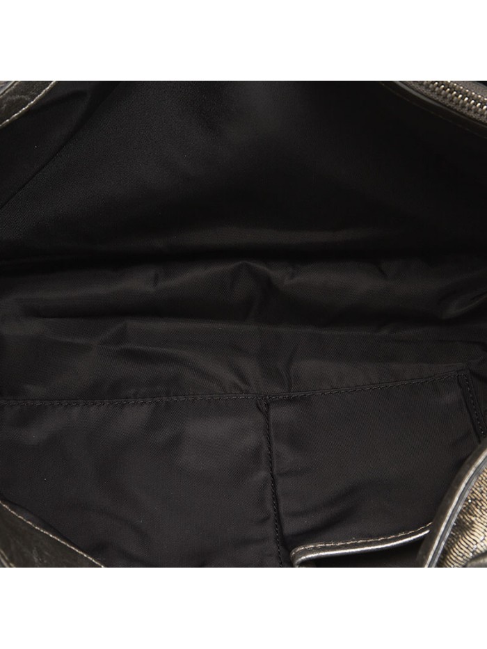 Plaid Canvas Pilgirm Shoulder Bag