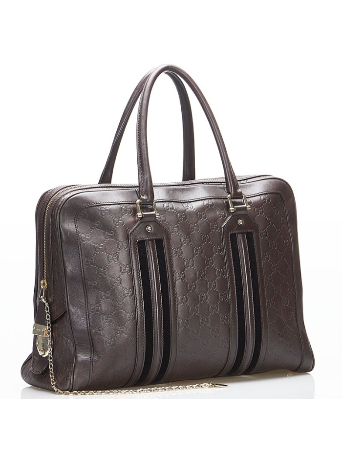 Guccissima Leather Business Bag
