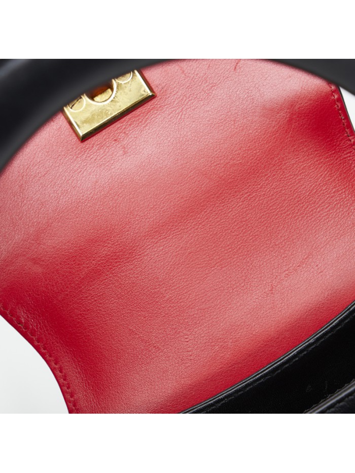 Leather Panthere Handbag