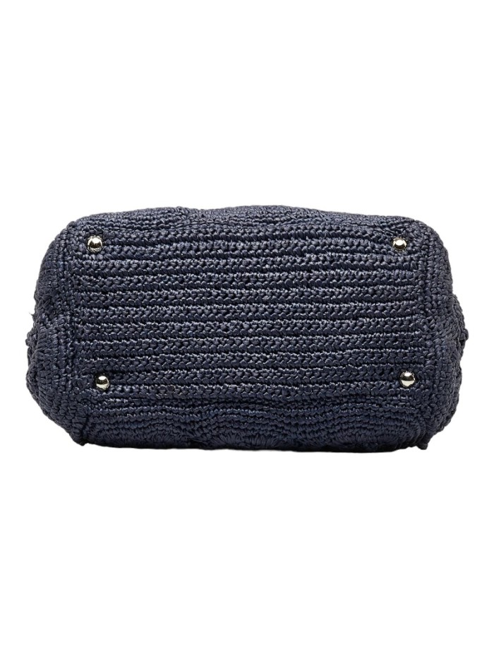 Canapa Convertible Raffia Crochet Handbag