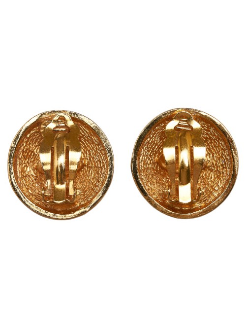 CC Quilted Clip On Earrings