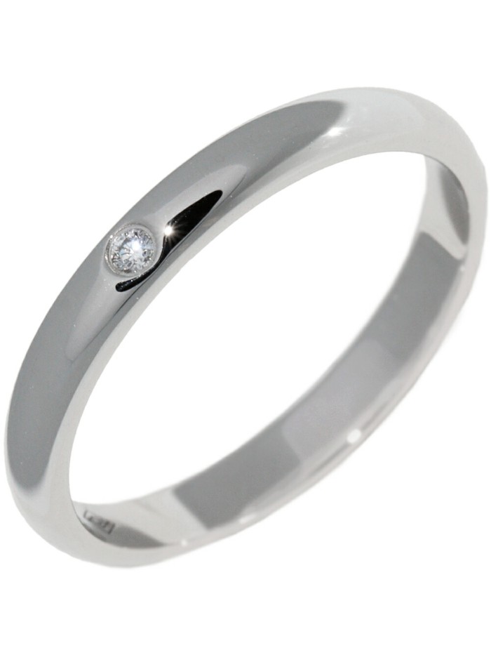 Platinum 1895 Diamond Wedding Ring 