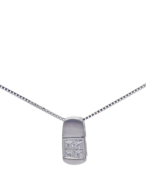 Platinum Diamond Pendant Necklace