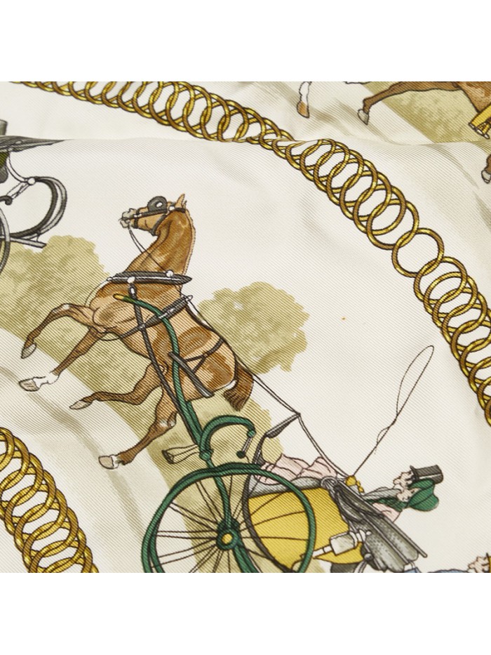 Carré La Promenade de Longchamps Silk Scarf