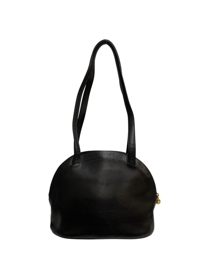 Grained Leather Shoulder Bag