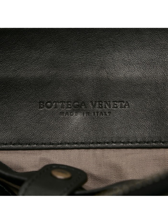 Intrecciato Leather Clutch Bag