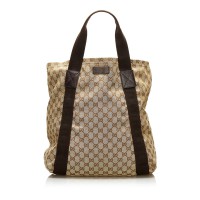 GG Canvas Vertical Tote Bag
