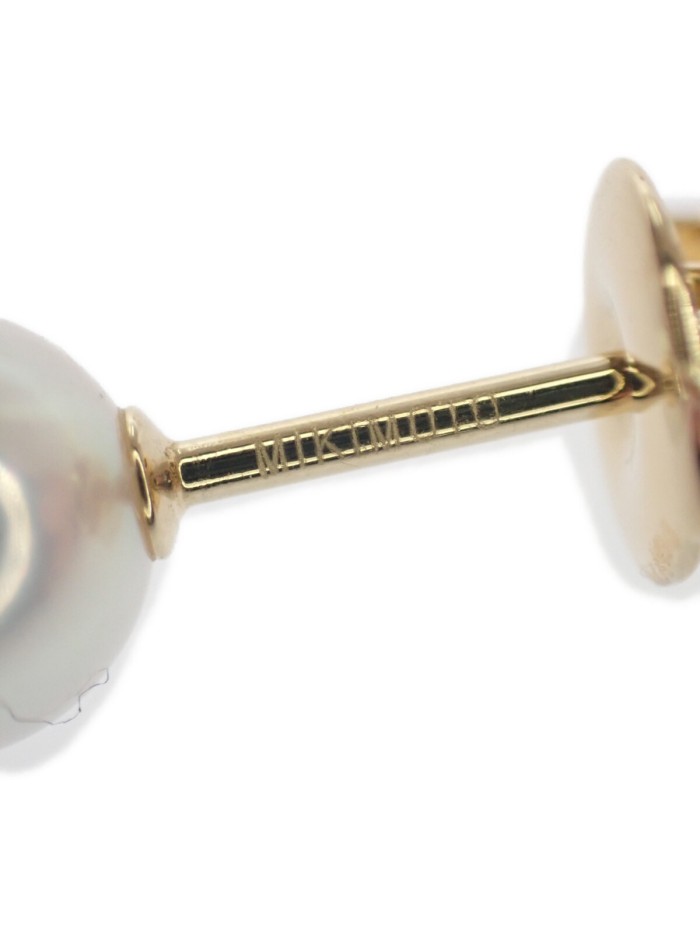 18k Gold Pearl Earrings