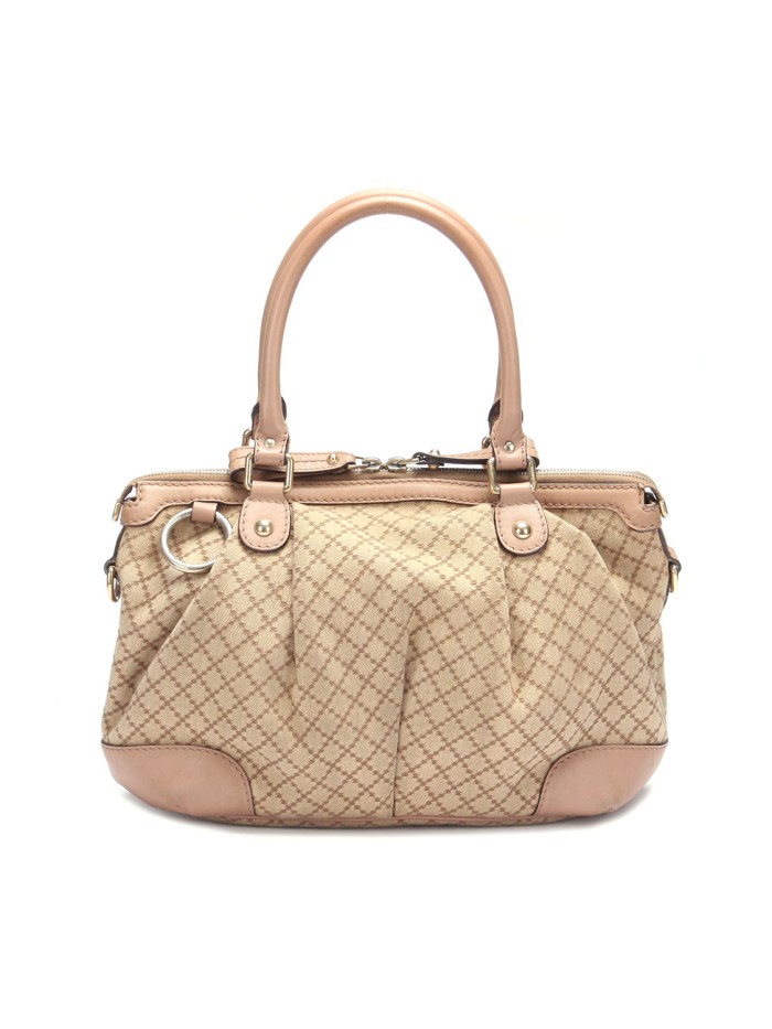 Diamante Canvas Sukey Handbag