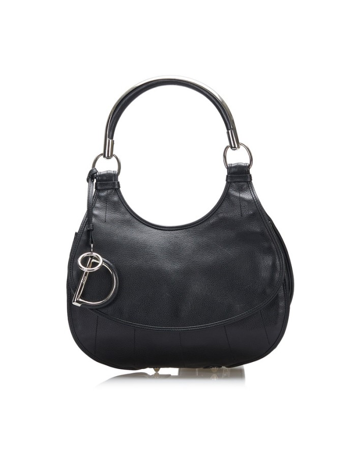 Leather Dior 61 Shoulder Bag