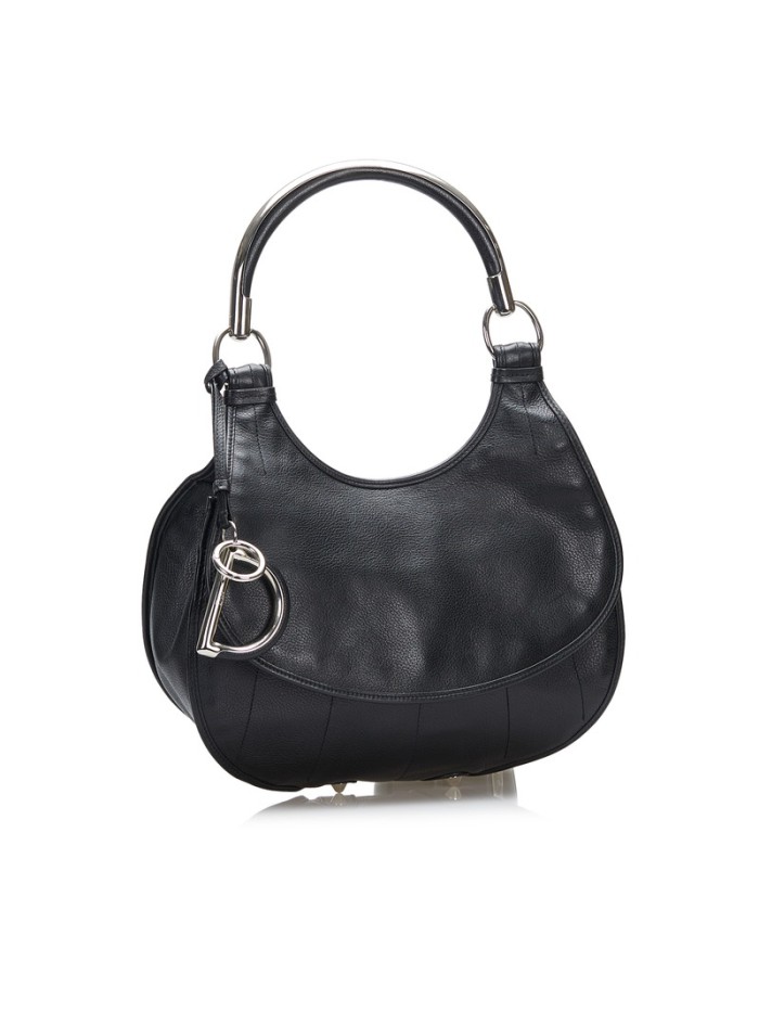 Leather Dior 61 Shoulder Bag