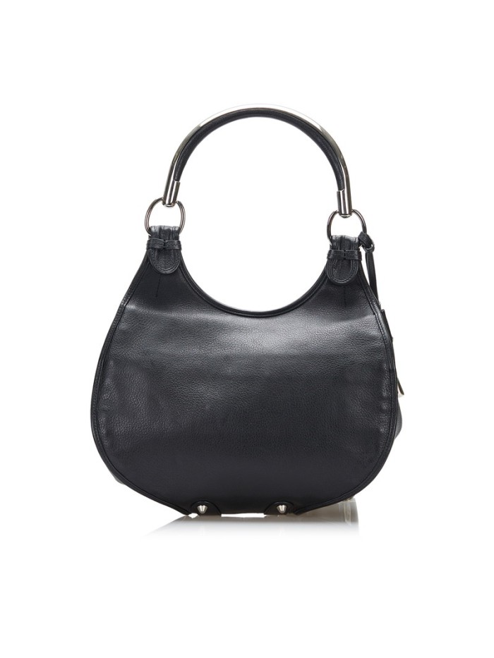 Leather Dior 61 Shoulder Bag