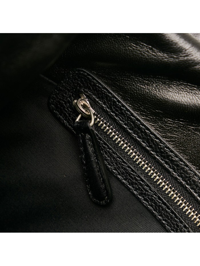 Leather Dior 61 Shoulder Bag