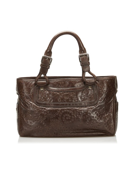 Embossed Leather Boogie Bag