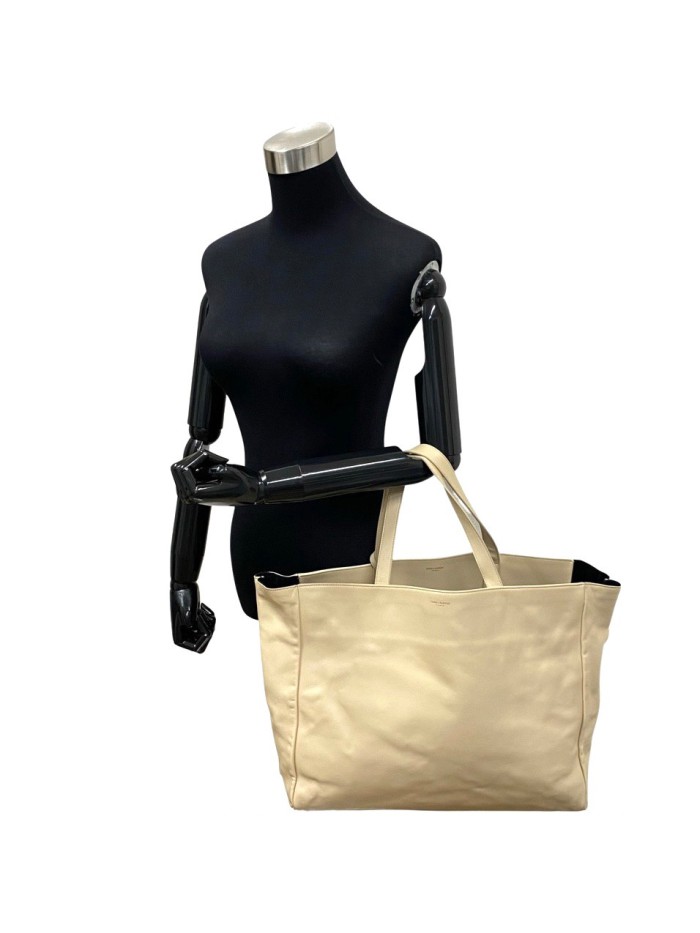 Suede Leather Reversible Tote Bag 