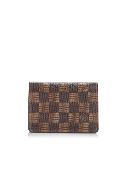 Damier Ebene Vertical Pass Case