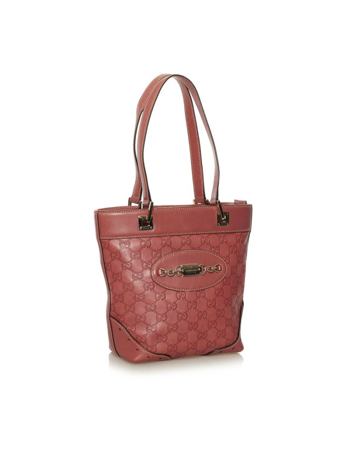 GG Signature Punch Tote Bag