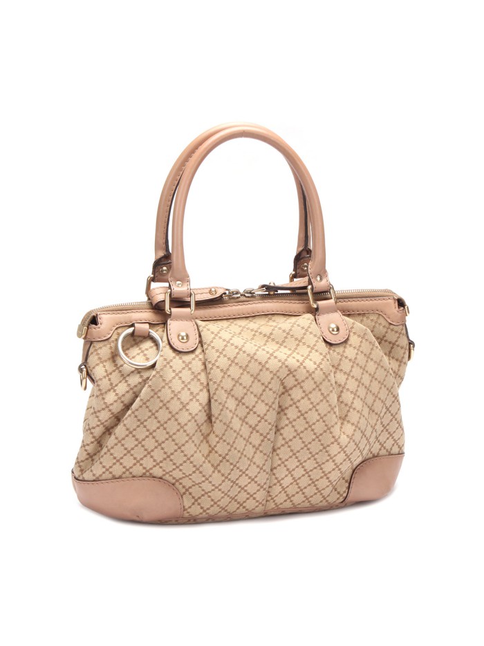 Diamante Canvas Sukey Handbag