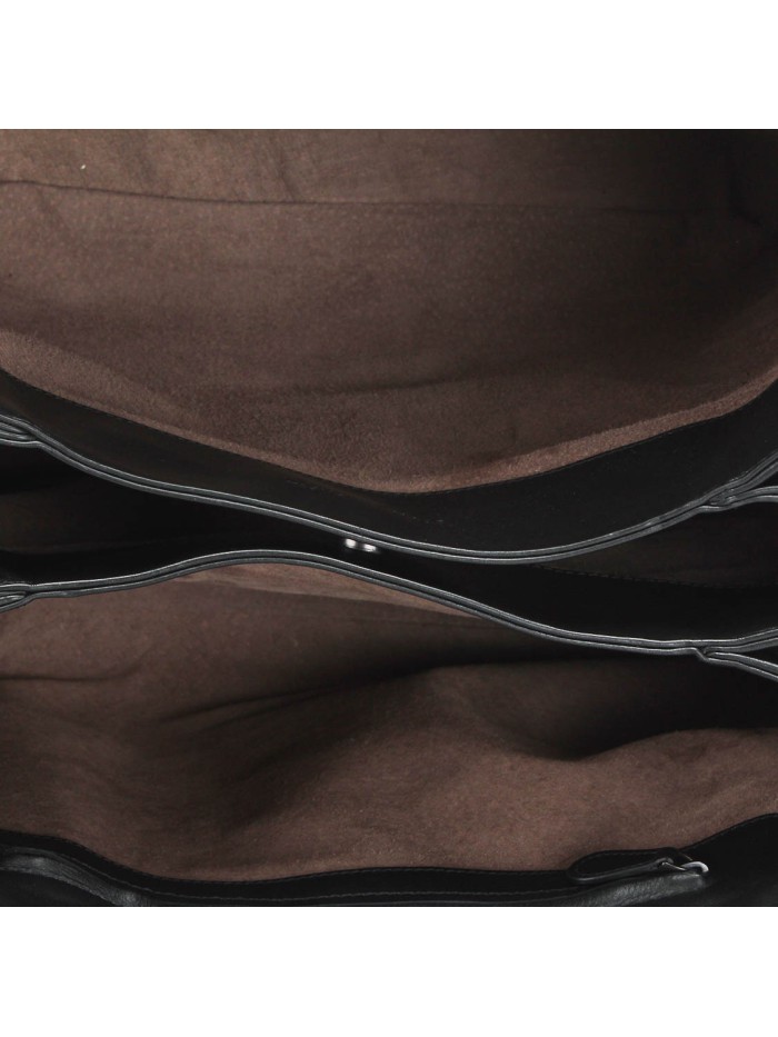 Intrecciato Leather Roma Handbag