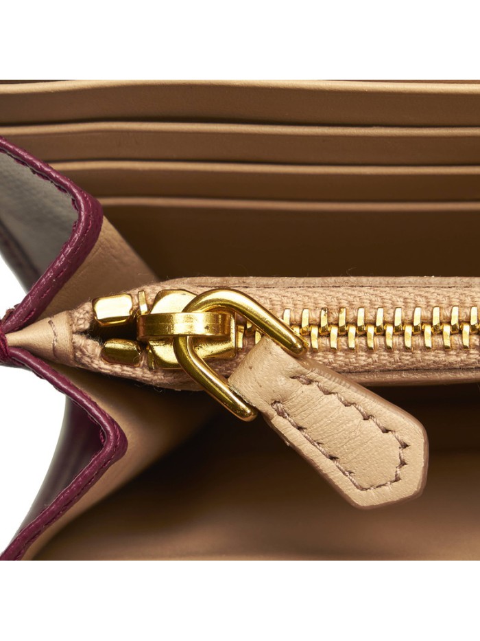 Saffiano Long Wallet