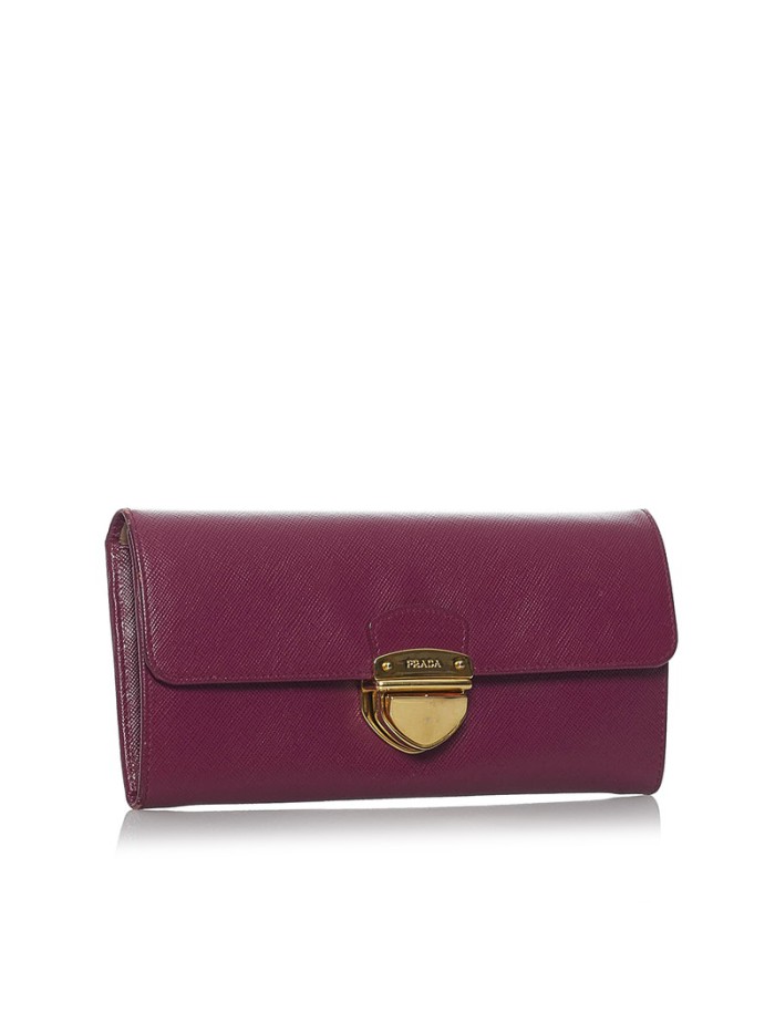 Saffiano Long Wallet