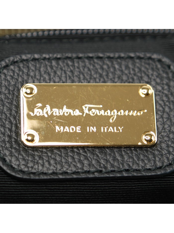 Gancini Leather Tote Bag