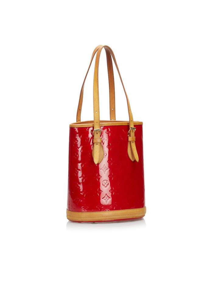 Monogram Vernis Bucket PM with Pouch