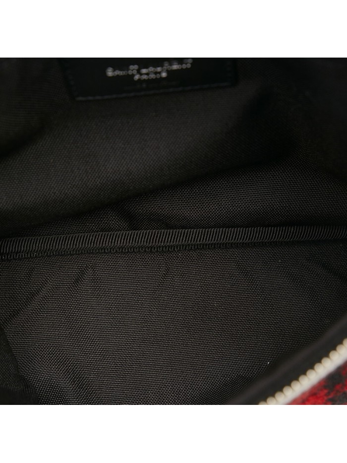 Plaid Wool Belt Bag