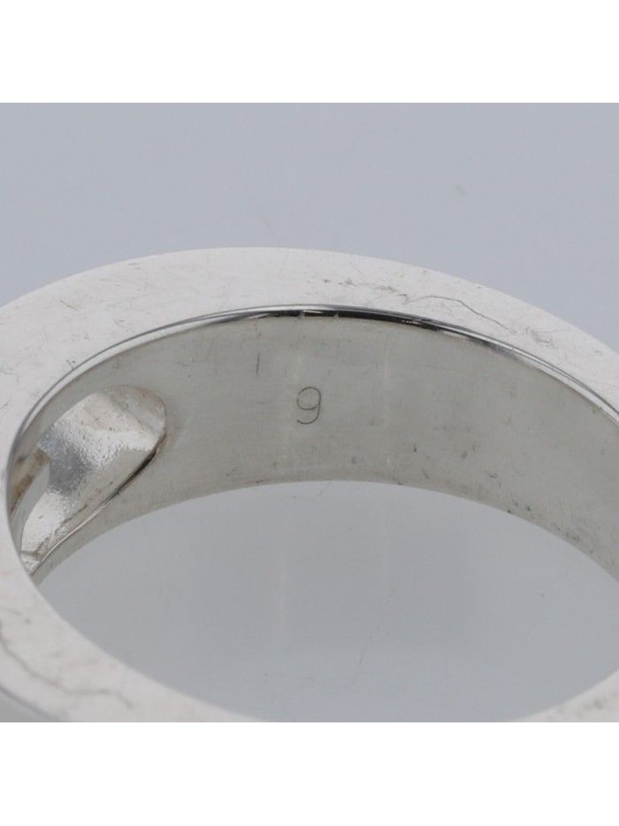 Cutout GG Silver Ring