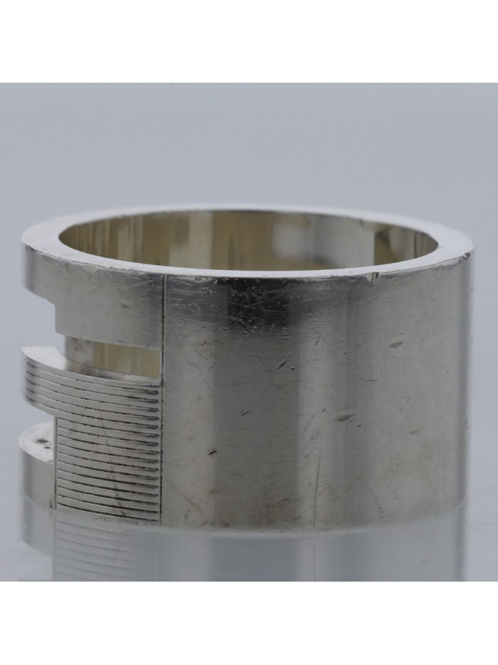 Cutout G Silver Ring