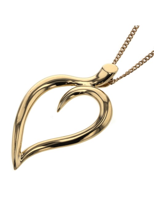 Leaf Heart Pendant Necklace