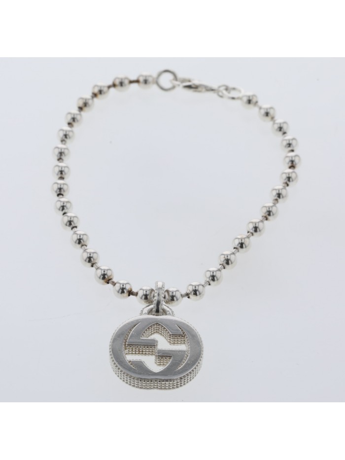 Interlocking G Ball Chain Bracelet