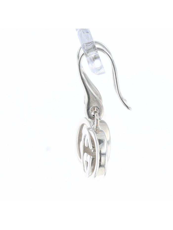 Interlocking G Silver Earrings