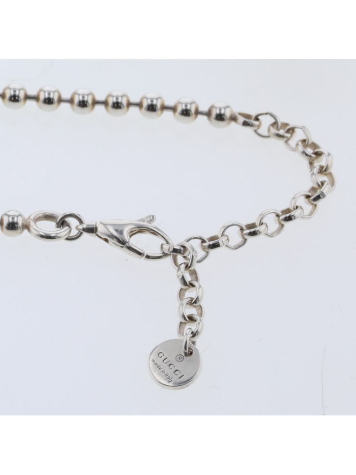 Ball Chain Interlocking G Pendant Necklace