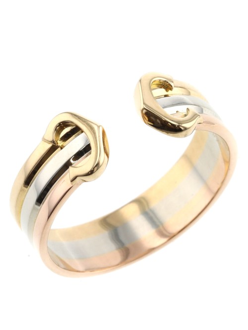 Double C Tri-color Ring