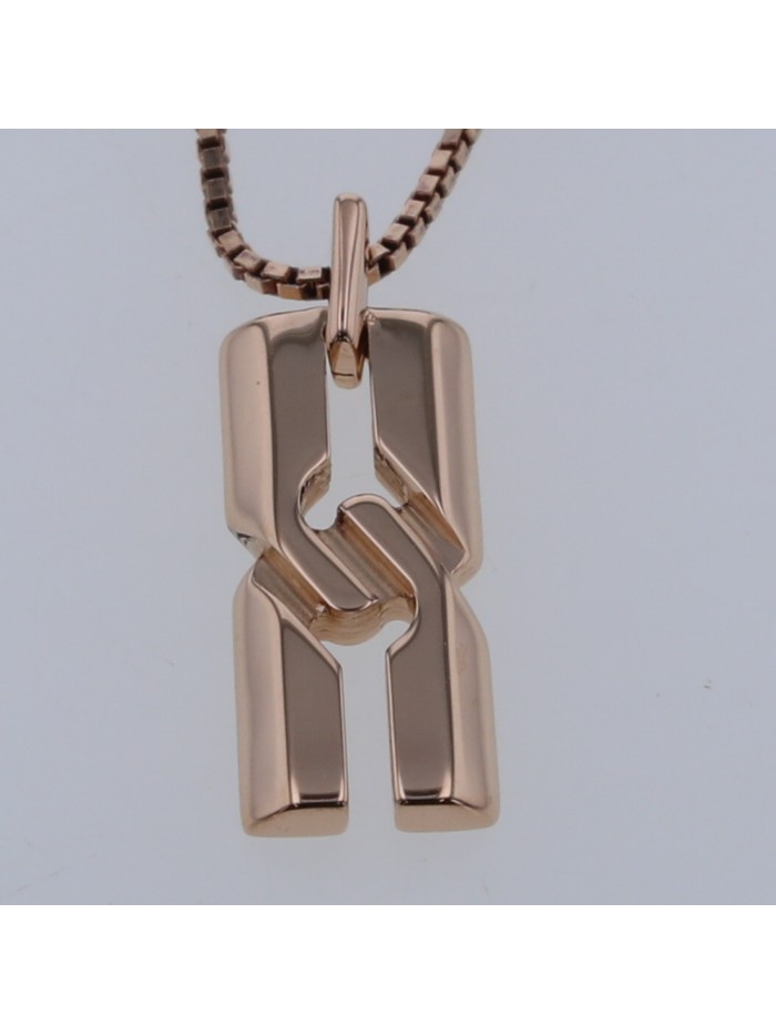 Infinity Knot Bar Pendant Necklace