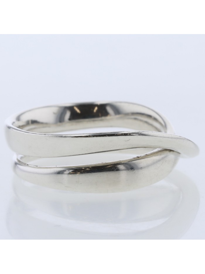 Silver Moebius Ring