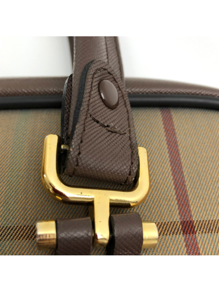 Plaid Canvas Handbag