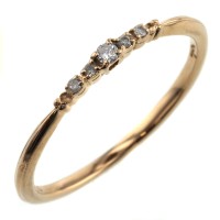 10k Gold 5P Diamond Ring