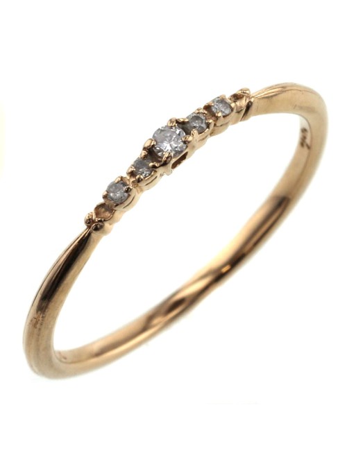 10k Gold 5P Diamond Ring