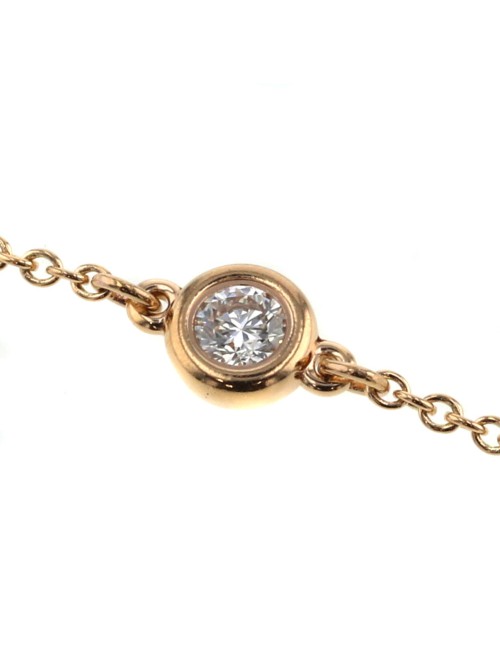 18K Diamond By The Yard Bracelet