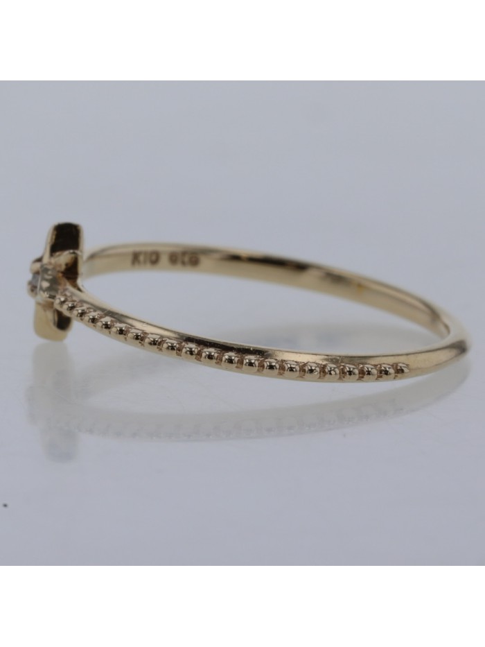 10k Gold Diamond Ring