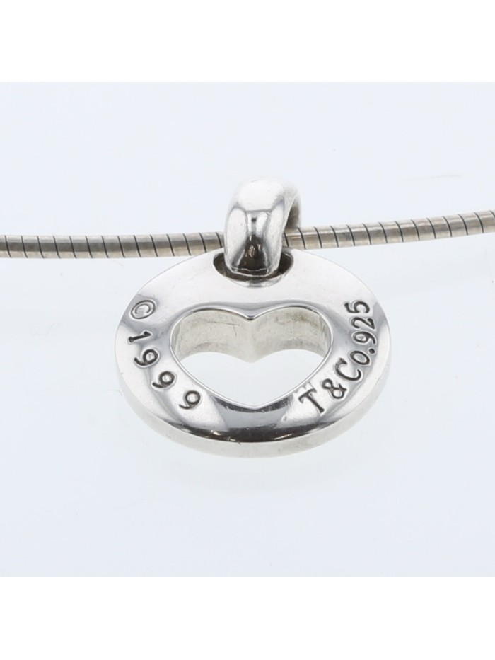 1999 Stencil Heart Pendant Necklace