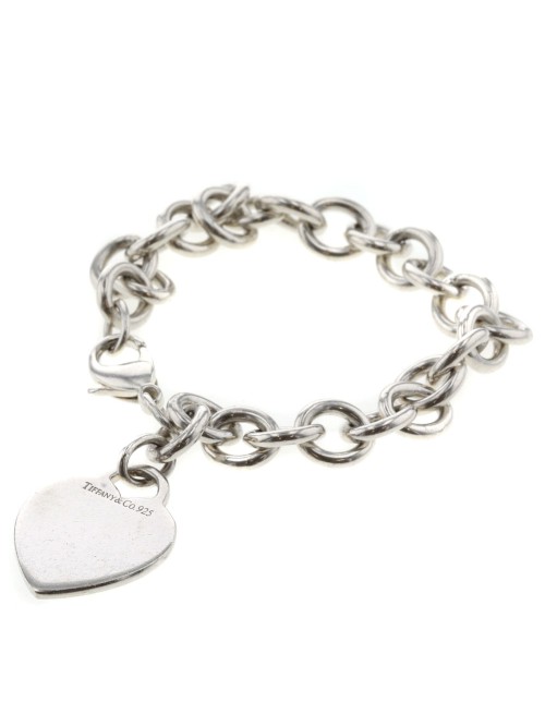 Heart Tag Charm Bracelet
