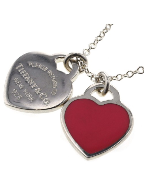 Return to Tiffany Double Heart Tag Necklace